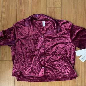 Target Stars Above Velvet Pajama Top